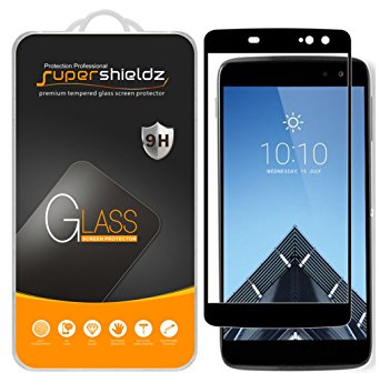 [2-Pack] Supershieldz For Alcatel Idol 4S Tempered Glass Screen Protector, [Full Screen Coverage] Anti-Scratch, Bubble Free (Black)