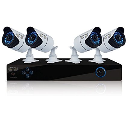 Night Owl Security X9-84-1TB 8 CH Video Security System with a 1TB HDD, 4 Hi-Res 900 TVL Cameras (White)
