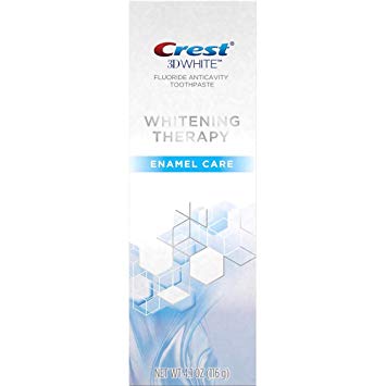 Crest 3D White Whitening Therapy Enamel Care Fluoride Toothpaste, 4.1 Ounce, 3 Pack