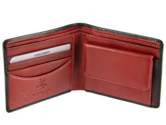 Visconti TR-30 Leather Classic Bifold Wallet made of Veg Tan Leather