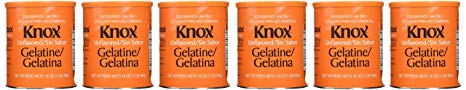 6-pack Unflavored Knox Gelatin (Bulk - Half Case)