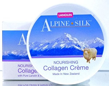 Alpine Silk Lanolin Collagen Cream (100 gr/3.52 oz)