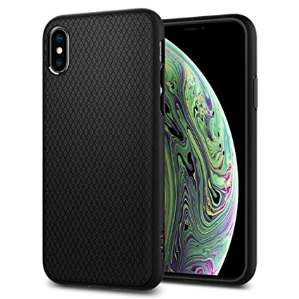 Spigen Liquid Air Back Cover Case Designed for iPhone Xs/iPhone X - Matte Black