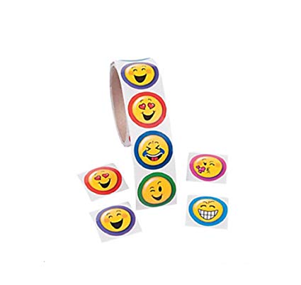 Emoji Stickers (Roll of 100)