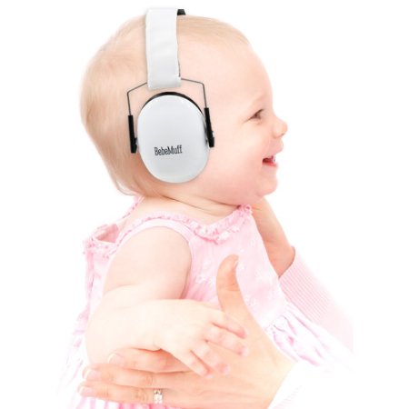 BEBE Muff Hearing Protection - BEST USA Certified Noise Reduction Ear Muffs, 2 years