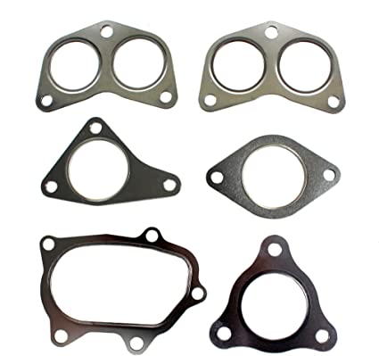 CNS Exhaust Manifold Gasket Kit Compatible/Replacement for 2002-11 Subaru Impreza WRX Sti Forester Legacy Turbo Engine Models EJ255 EJ257
