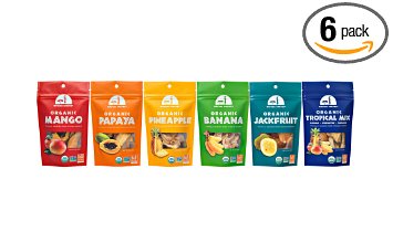 Mavuno Harvest Fair Trade Organic Dried Fruit- Variety Pack, 2 Ounce (Pack of 6)