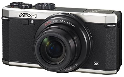 Pentax MX-1 Silver 12MP Digital Camera with 4x Optical Image Stabilized Zoom and 3-Inch LCD Display (OLD MODEL)