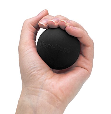TheraBand Hand Exerciser, Stress Ball For Hand, Wrist, Finger, Forearm, Grip Strengthening & Therapy, Squeeze Ball to Increase Hand Flexibility & Relieve Joint Pain