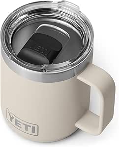 YETI Rambler 10 oz Stackable Mug, Vacuum Insulated, Stainless Steel with MagSlider Lid