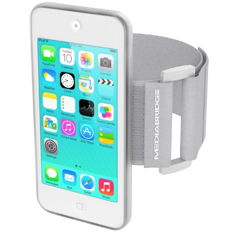 Armband for iPod Touch - 5th  6th Generation  Clear  - Model AB1 by Mediabridge Part AB1-IPT5-CLEAR