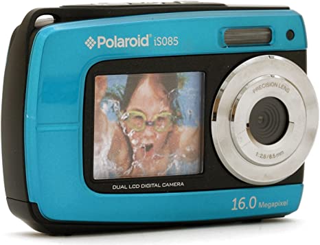 Polaroid IS085-BLU-COP 16 Digital Camera with 2.7-Inch LCD (Blue)