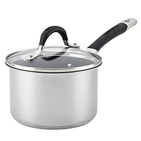 Circulon Momentum Stainless Steel Nonstick 2-Quart Covered Saucepan