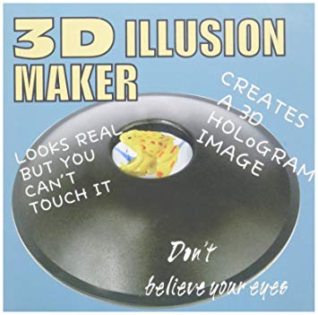 PowerTRC 6" 3-D Mirascope, Illusion Maker | Optical Illusions | 3-D Effect Toy