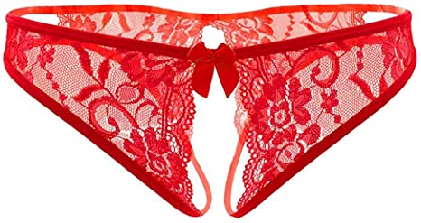 Dovior Women Sexy Panties Floral Lace Briefs Thongs Underwear