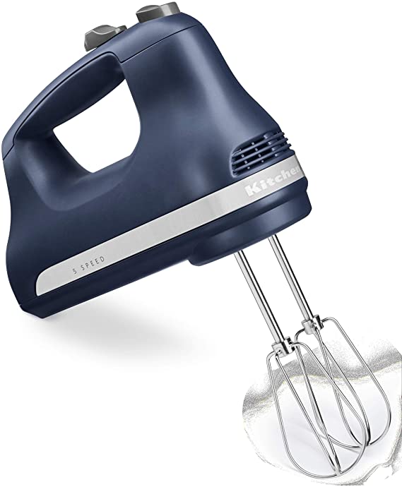 KitchenAid KHM512IB 5 Speed Hand Mixer- Ink Blue