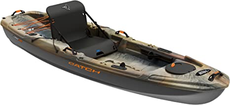 Pelican Catch Classic 100 Fishing Kayak - Angler Kayak with Lawnchair seat - 10 Ft.