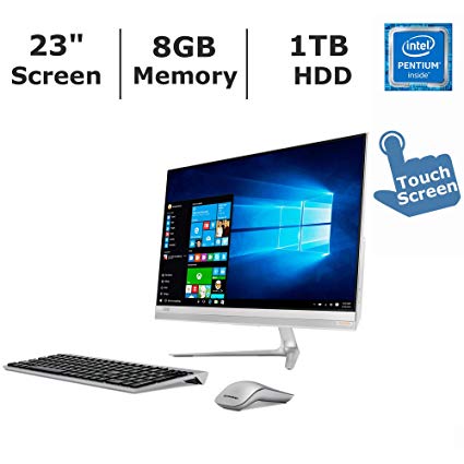 Lenovo IdeaCentre 510S All-in-One Desktop PC 23" Full HD Touchscreen, Intel Pentium 4405U, 8GB DDR4 RAM, 1TB HDD Windows 10 (Certified Refurbished)