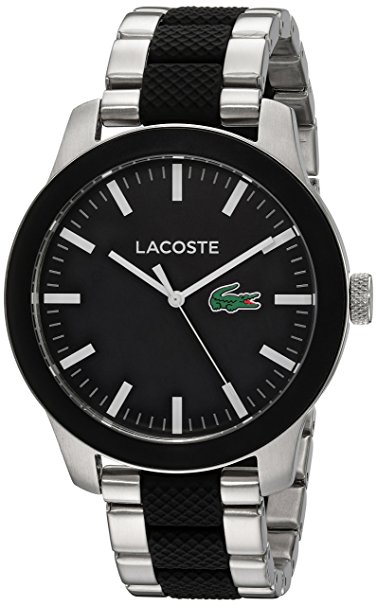 Lacoste Men's 12.12 Quartz Stainless Steel Casual Watch Multi Color