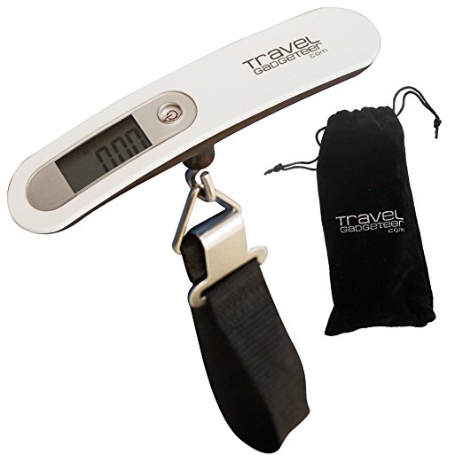 Portable Digital Luggage Scale   FREE PROTECTIVE POUCH - 8 COLORS | Up to 110 lbs/ 50kg