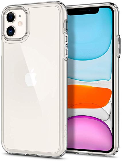 Spigen Ultra Hybrid Works with Apple iPhone 11 Case (2019) - Crystal Clear