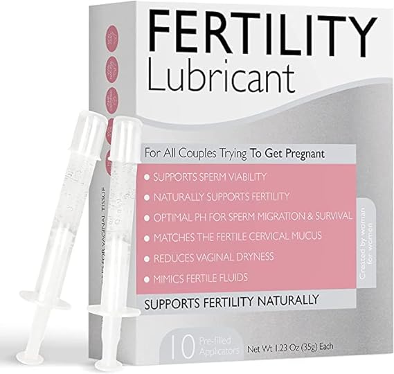 Fertility Lubricant Conceive Support with 10 Pre-Filled Applicators | Sperm & Vaginal Friendly Support for Couples Trying to Get Pregnant | Paraben Free | Water Based Personal Lube to Enhance Intimacy