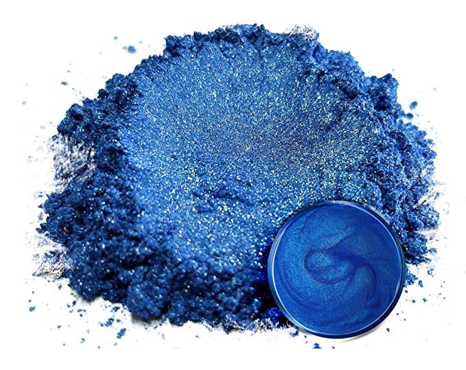 Eye Candy Mica Powder Pigment “Ocean Blue” (50g) Multipurpose DIY Arts and Crafts Additive | Natural Bath Bombs, Resin, Paint, Epoxy, Soap, Nail Polish, Lip Balm