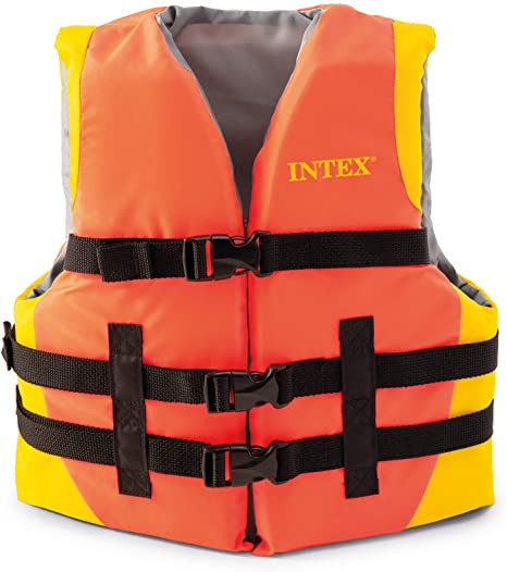 Intex Youth Life Vest, USCG Approved, for Youth Weighing 50-90lbs