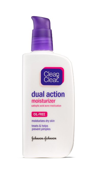 Clean & Clear Dual Action Moisturizer, 4 Fluid Ounce (Pack of 3)
