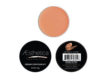 Aesthetica Cosmetics Cream Refill for Cream Contour and Highlighting Makeup Kit (Honey Love)