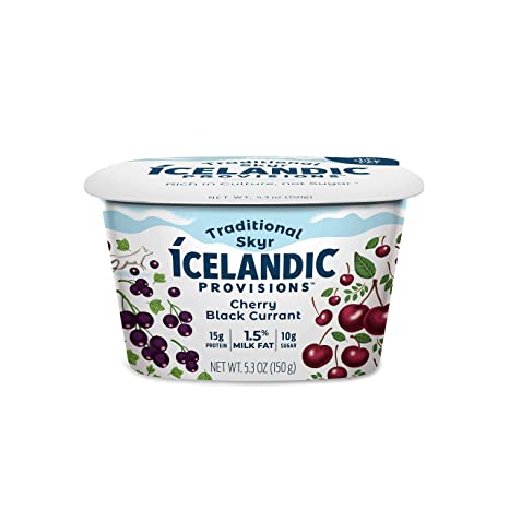 Icelandic Provisions, Cherry Black Currant Skyr, 5.3 oz