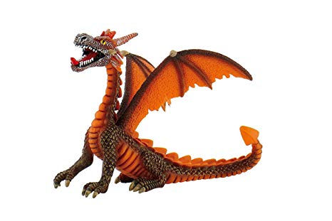 Bullyland Dragon in orange Action Figure