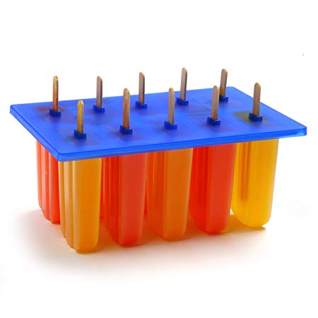 Norpro Frozen Ice Pop Maker with 24 Wooden Sticks (Renewed)