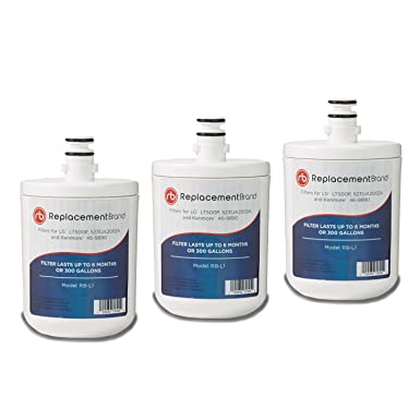 LG LT500P 5231JA2002A ADQ72910907 Comparable Refrigerator Water Filter 3 Pack