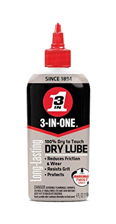 3-IN-ONE 100% Dry to Touch Dry Lube Drip Oil, 4 OZ