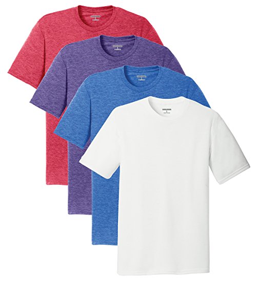 KAMAL OHAVA Men's Tri Blend Short Sleeve T-Shirt (Pack of 4)