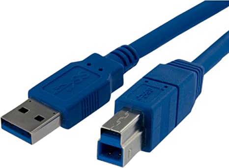 StarTech.com 1 ft / 30cm SuperSpeed USB 3.0 Cable A to B - USB 3 A (m) to USB 3 B (m) (USB3SAB1)