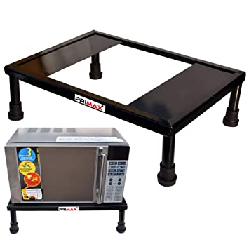 Primax Heavy Gi Metal Universal Microwave Oven Fix Stand for Kitchen Platform - Floor (Up to 30L)