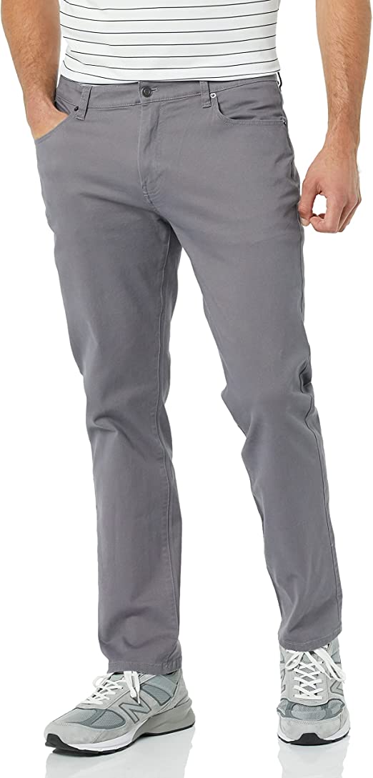 Amazon Essentials Men's Athletic-Fit 5-Pocket Stretch Twill Pant