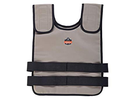 Ergodyne Chill-Its 6200 Phase Change Cooling Vest, Large/X-Large, Khaki