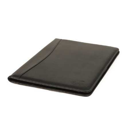 Executive Office Solutions Professional Business Padfolio Portfolio Organizer wCalculator - Light Weight Black Synthetic Leather