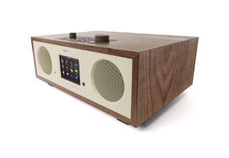 Grace Digital GDI-IRC7505 Stereo Wi-Fi Music System with 3.5" Color Display (Walnut)