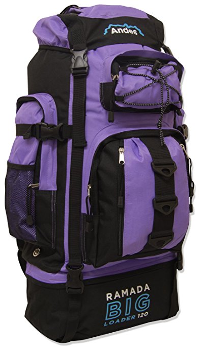 Andes Ramada 120L Extra Large Hiking Camping Backpack/Rucksack Luggage Bag