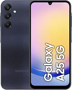 Samsung Galaxy A25 5G, Factory Unlocked Android Smartphone, 128GB, Fast Charging, 50MP Camera, Blue Black, 3 Year Manufacturer Extended Warranty (UK Version)