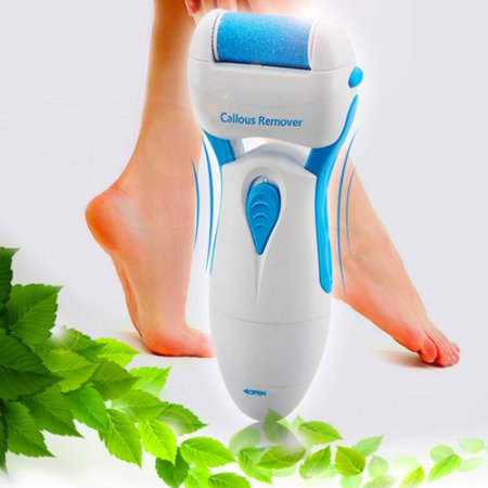 SaviCare Electric Callus Remover Set for Feet-best Pedicure Foot Care Tool-free Gift 1 Bonus Roller- Professional Pedicure Kit for Foot Spa -Convenient to Use and Carry-effectively Removes Dead, Dry, Hard, Coarse Skin and Calluses on Feet (Blue)