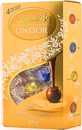 Lindt Lindor Assorted Chocolate Truffles, Value Gift Pack, 31.7 Ounce
