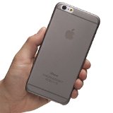 iPhone 6S Plus Case TOTALLEE The Scarf - The Thinnest Case for iPhone 6 Plus  6S Plus - Ultra Thin and Ultra Light - Slim Minimal Lightweight 55 Screen Light Grey
