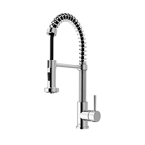 VIGO Edison Single Handle Pull-Down Spray Kitchen Faucet, Chrome