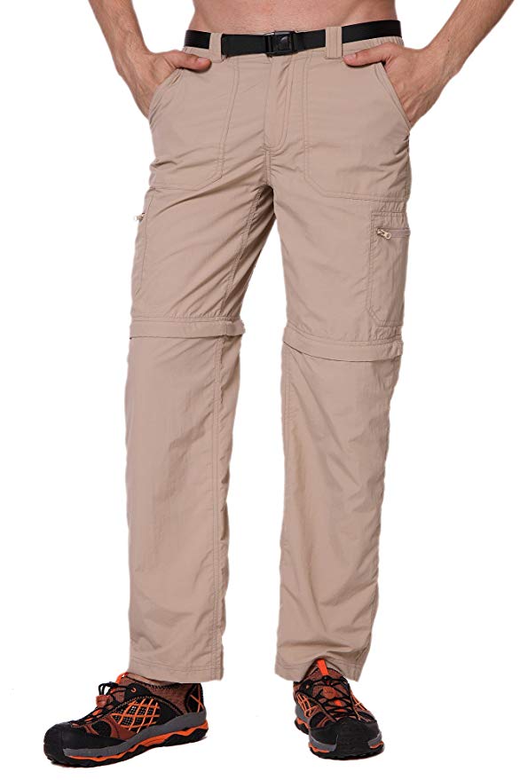 Trailside Supply Co. Men's Convertible Trail Pants Quick-Dry Nylon Pants