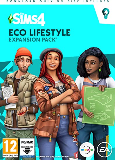 The Sims 4 Eco Lifestyle (PC Code in Box) (Windows)